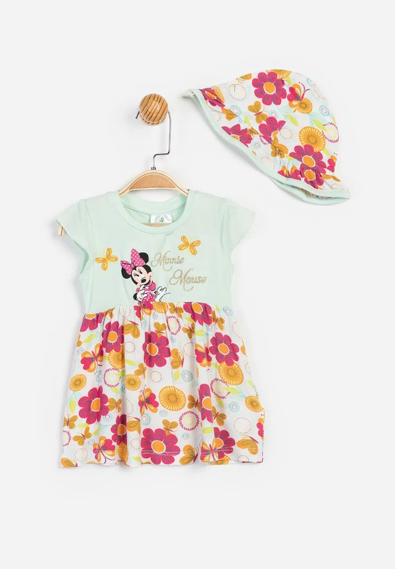 Φόρεμα - καπέλο παιδικό πολύ μαλακό Minnie Mouse MN12738