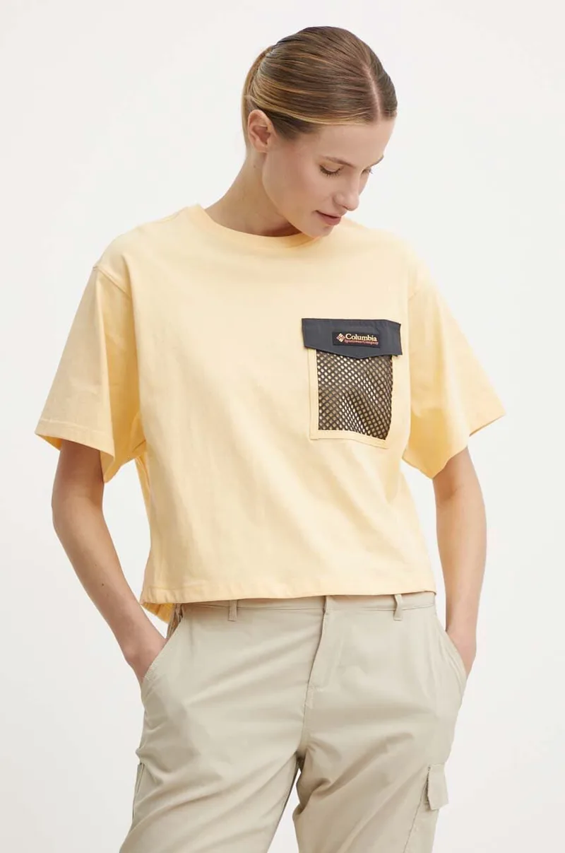 Βαμβακερό μπλουζάκι Columbia Painted Peak
