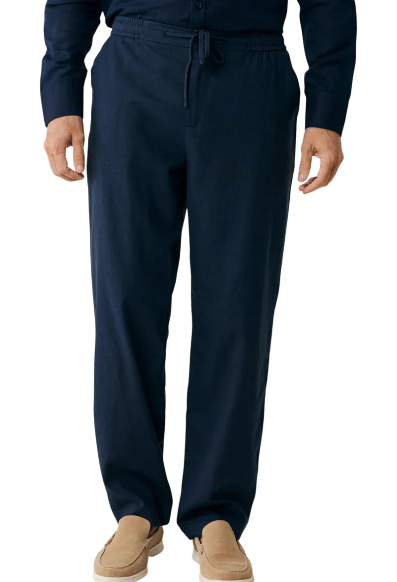 Παντελόνι Υφασμάτινο Mexx Ethan MF007001041M-Navy Ανδρικό