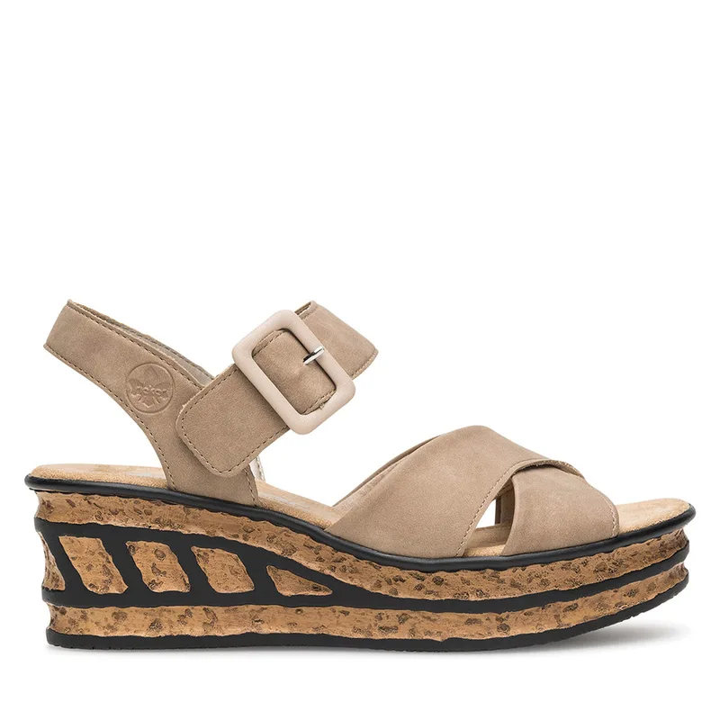 Σανδάλια Rieker 68163-62 Μπεζ