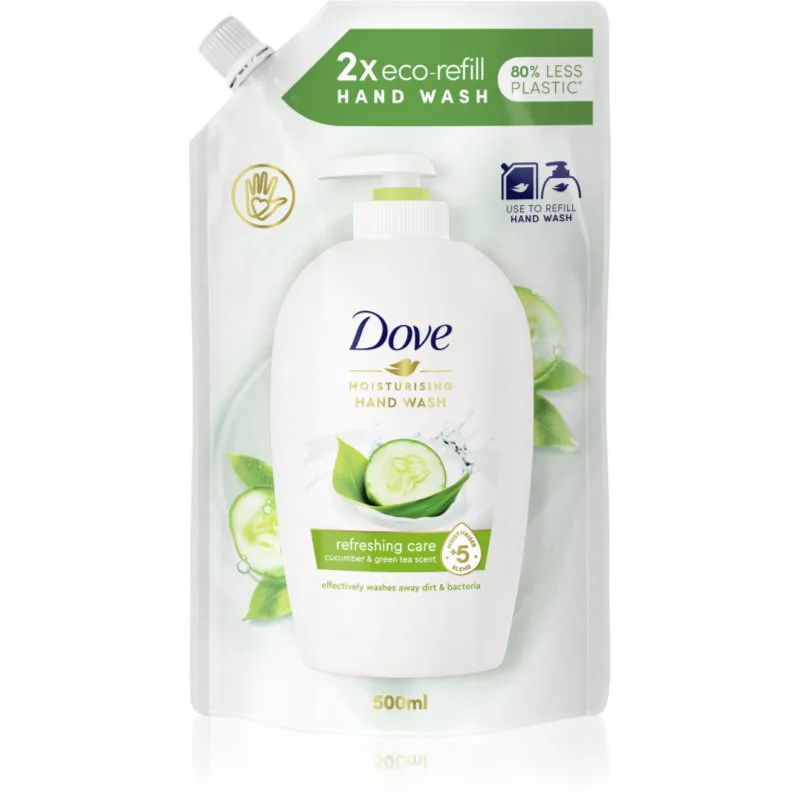 Dove Refreshing Care υγρό σαπούνι ανταλλακτικό 500 ml