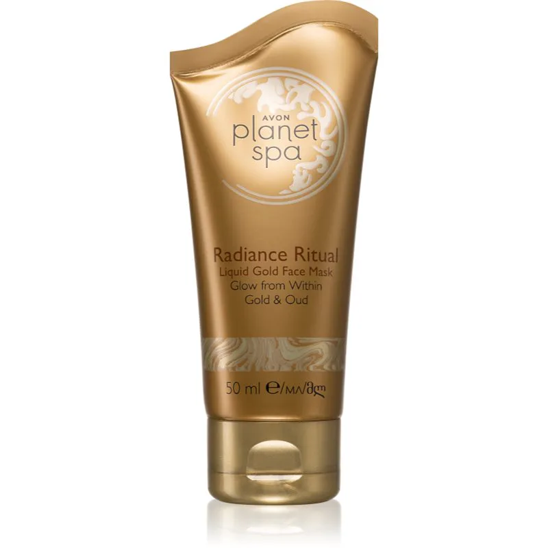 Avon Planet Spa Radiance Ritual ενυδατική μάσκα προσώπου με χρυσό 50 ml
