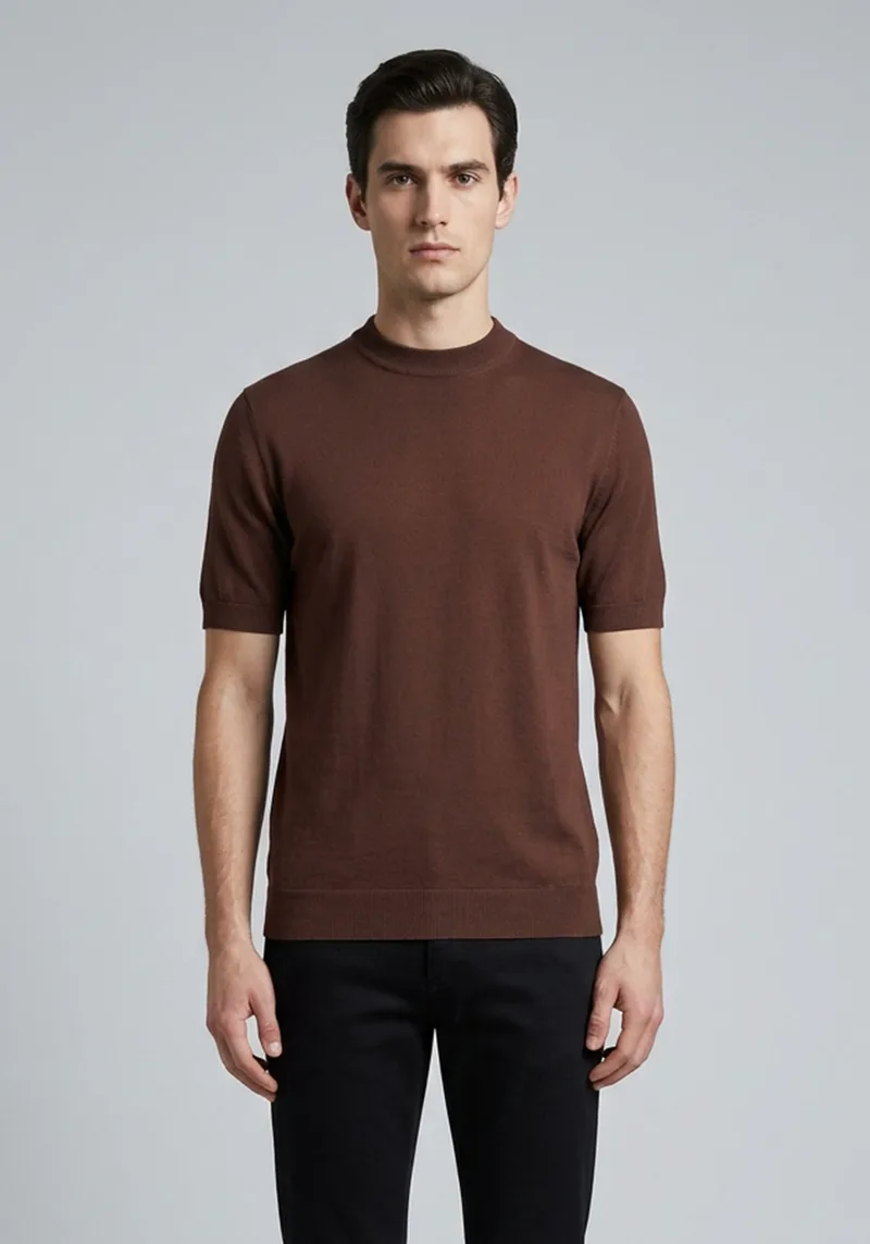 Hamaki Ho Μπλούζα Knitted Jersey - ME3204H Brown