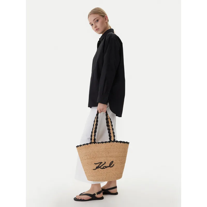 Τσάντα KARL LAGERFELD B1W46070 Μπεζ