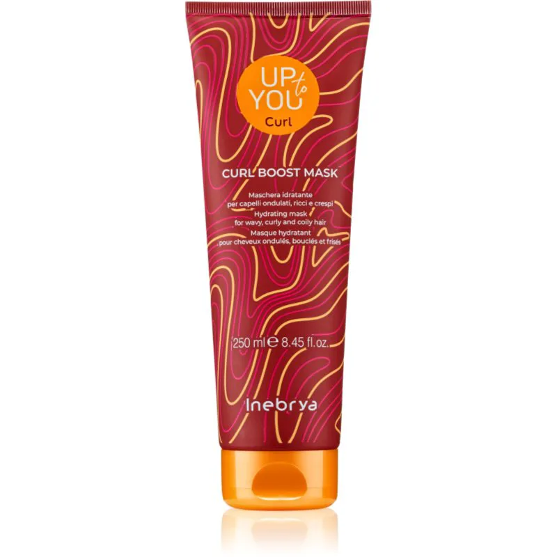 Inebrya Up To You Curl Boost Mask ενυδατική μάσκα για σπαστά και σγουρά μαλλιά 250 ml