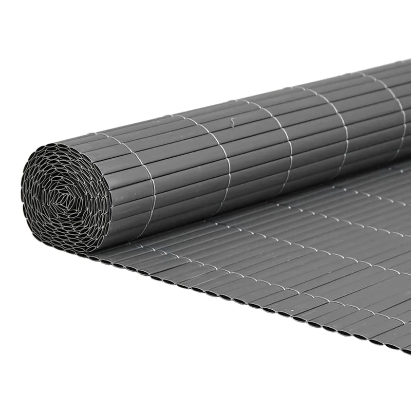 vidaXL Φράχτης Κήπου Διπλής Όψης Γκρι 1,8x3 μ. από PVC