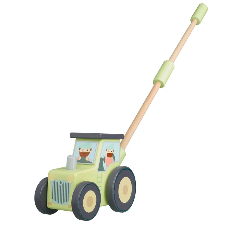 Ξύλινο Παιχνίδι Τρεχαλίτσα Πορτοκαλί Tree Toys Tractor 60-02863