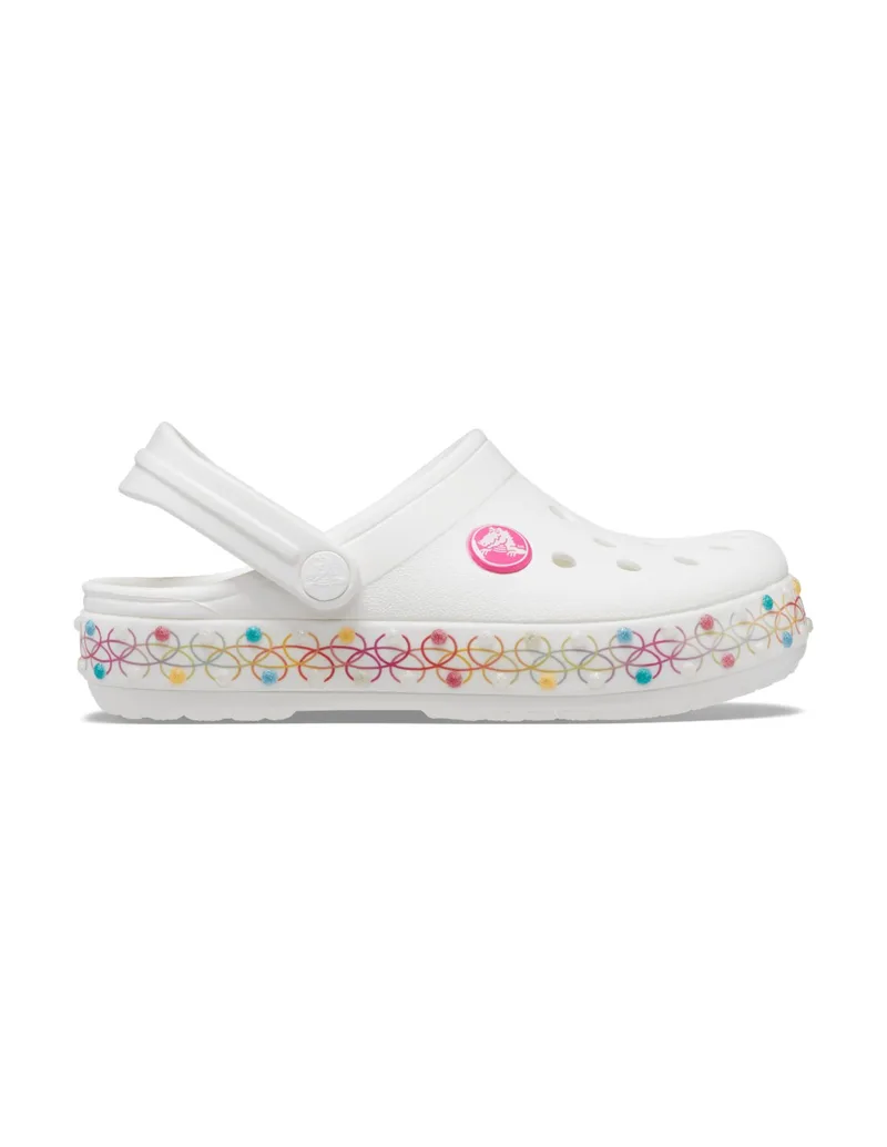 Crocs Παιδικά Ανατομικά Σαμπό Θαλάσσης 208269-94S Λευκά
