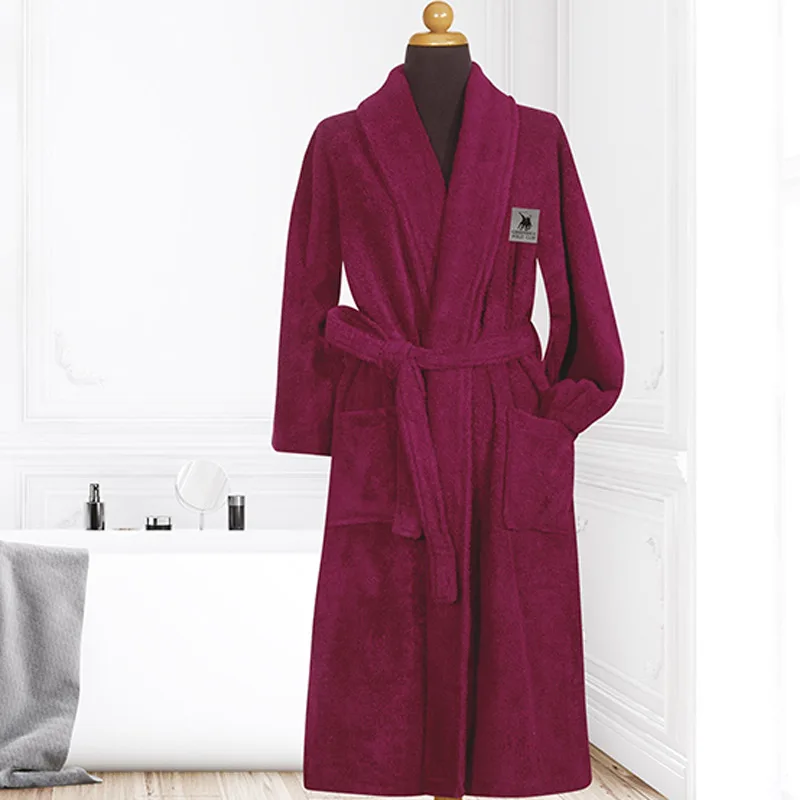 Μπουρνούζι Greenwich Polo Cozy 3209 Bordeaux - MEDIUM