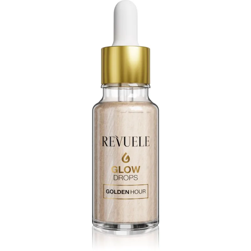 Revuele Glow Drops Golden Hour λαμπρυντικός ορός για σώμα και πρόσωπο 20 ml