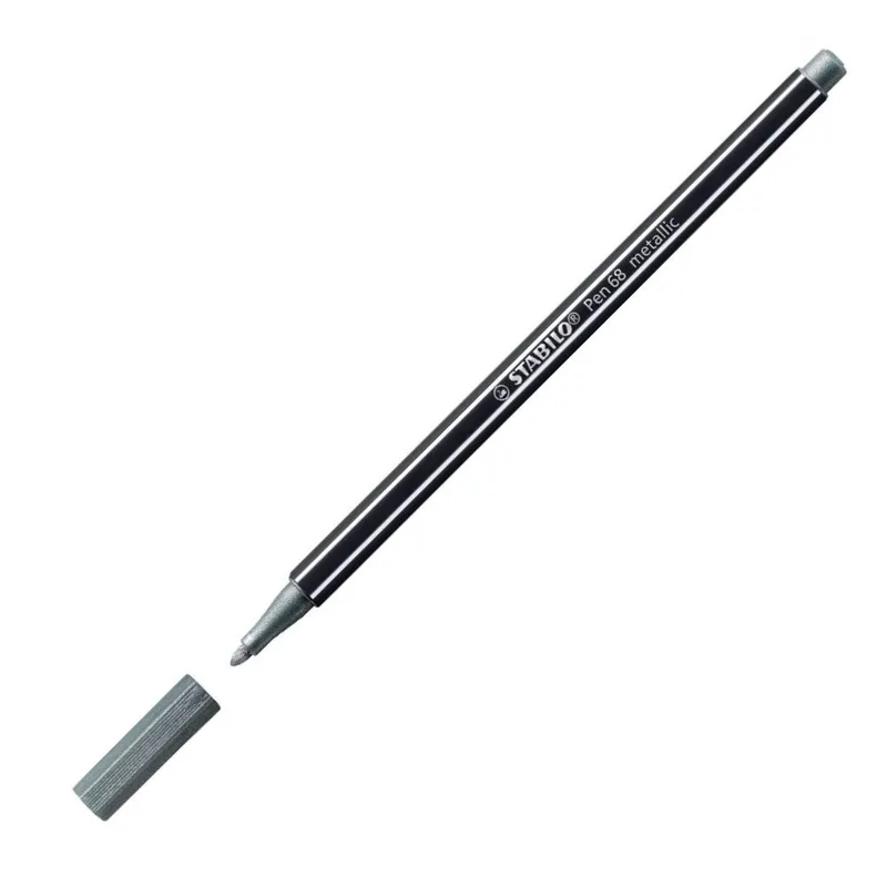 Μαρκαδόρος Stabilo Pen Metallic 68/805 - Γκρι