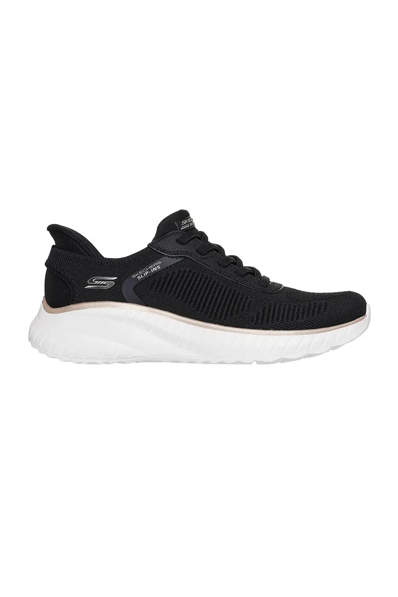 Skechers γυναικεία αθλητικά παπούτσια "Bobs Sport Squad Chaos - Current Muse" - 117497_BKGD Μαύρο