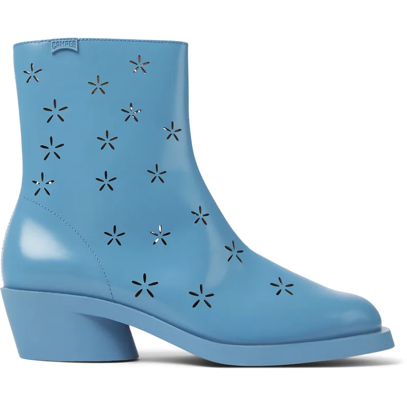 CAMPER Bonnie - Μποτάκια Για Γυναικεία - Μπλε, Μέγεθος 40, Smooth leather