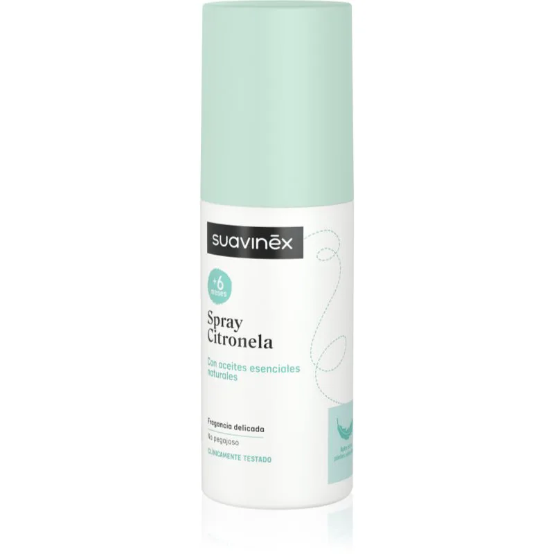 Suavinex Citronella Spray σπρέι ενάντια στα κουνούπια και τα τσιμπούρια 6 m+ 100 ml