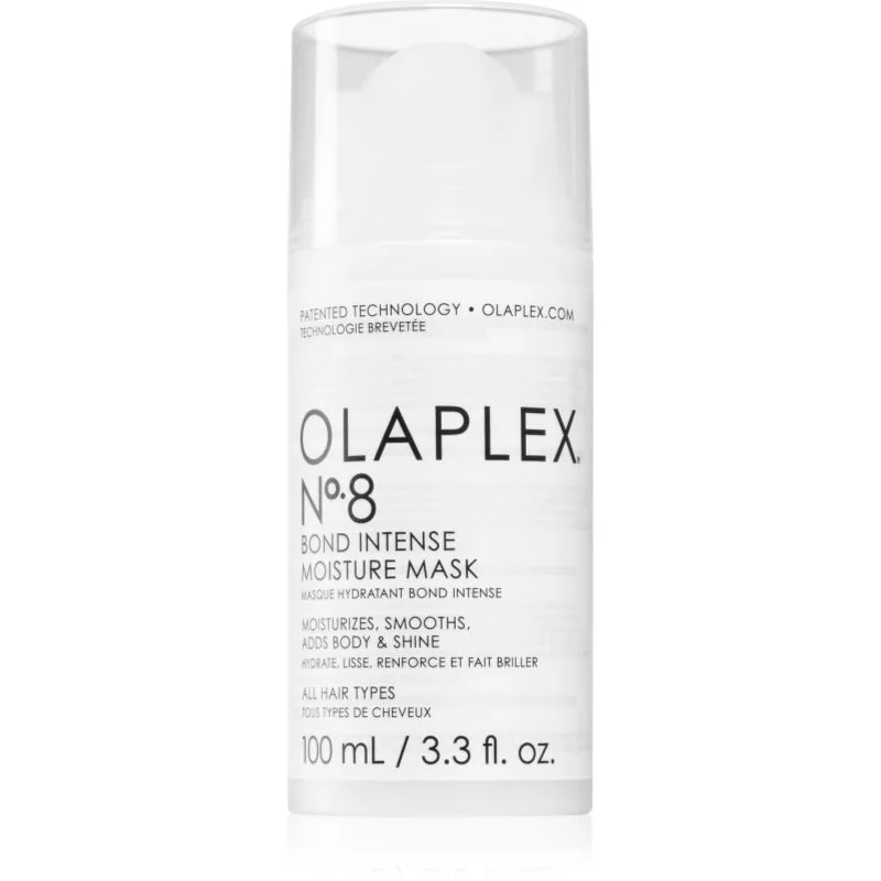 Olaplex N°8 Bond Intense Moisture Mask εντατικά ενυδατική μάσκα Για λάμψη και απαλότητα μαλλιών 100 ml