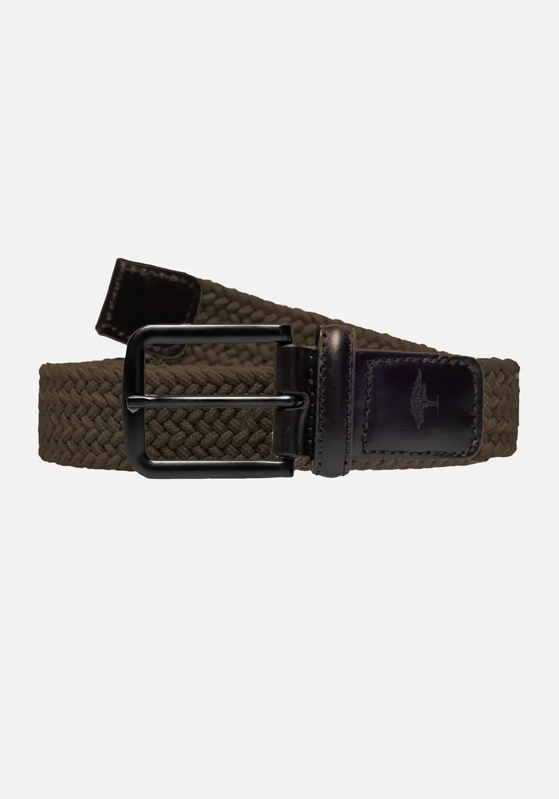 Fynch Hatton Ζώνη της σειράς Braided - FM4005 H4499 0560 Olive