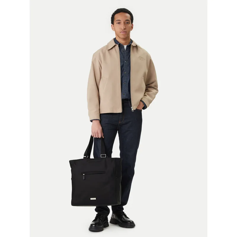 Σάκος Calvin Klein Sleek Pocket Tote LV04D3340G Μαύρο