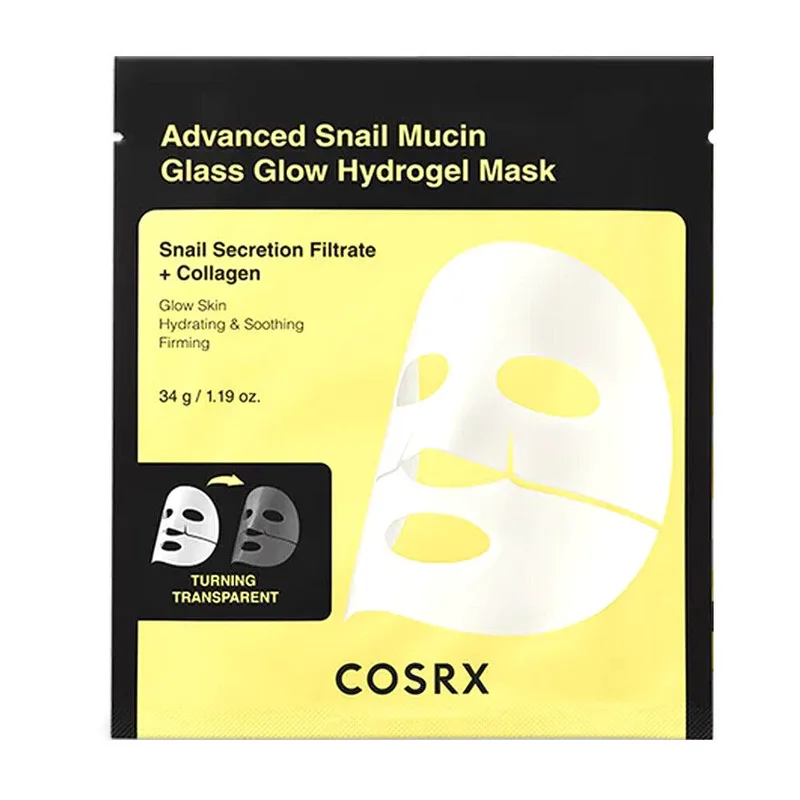 Cosrx Advanced Snail Mucin Glass Glow Hydrogel Mask (34g)