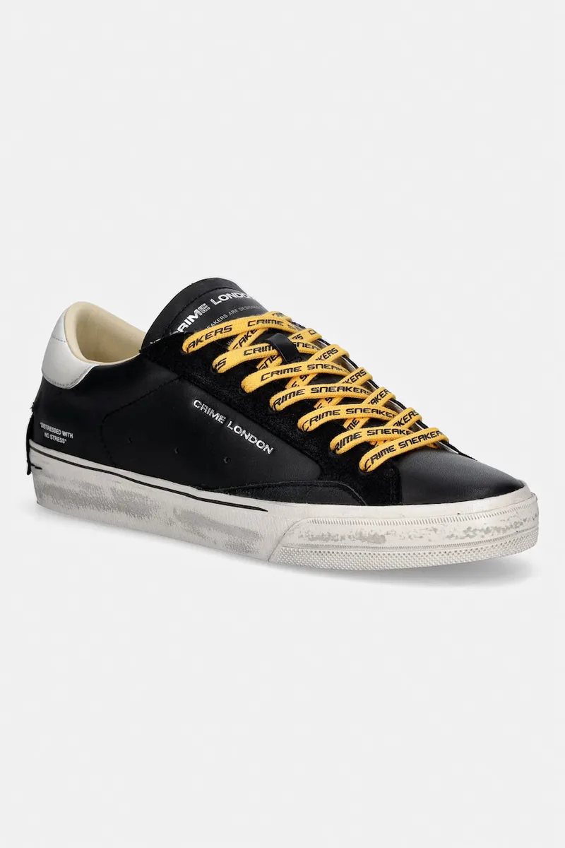 Δερμάτινα sneakers Crime London DISTRESSED 2,0