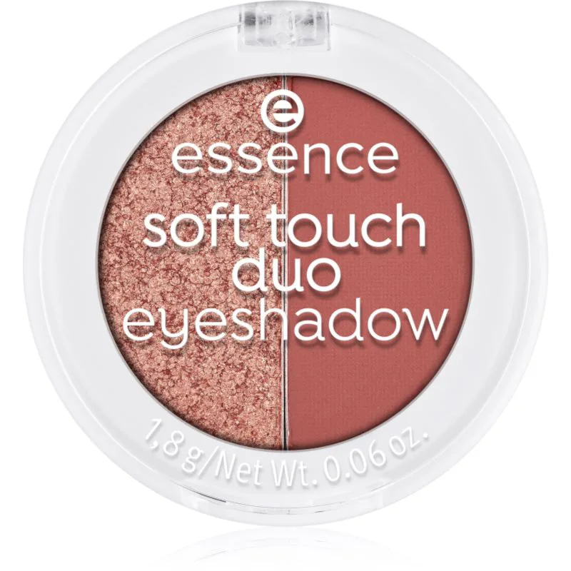 essence Soft Touch Duo διπλές σκιές ματιών απόχρωση 01 Bronze Beauty 1 γρ