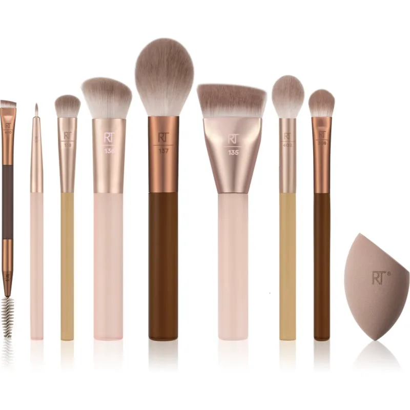 Real Techniques New Nudes All Angles Face Set σετ με πινέλα