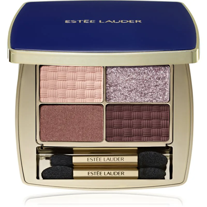 Estée Lauder Pure Color The Essential Eyeshadow Quad Παλέτα σκιών για τα μάτια με εφαρμοστή απόχρωση Power Brunch 4 γρ