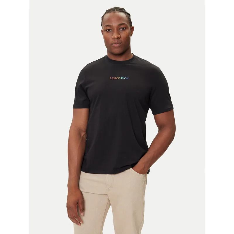 Calvin Klein Jeans T-Shirt Pride Graphic LV04RC815G Μαύρο Relaxed Fit