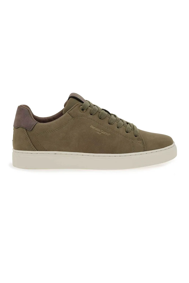 Renato Garini ανδρικά sneakers με ανάγλυφο λογότυπο - W570010819V3 Χακί