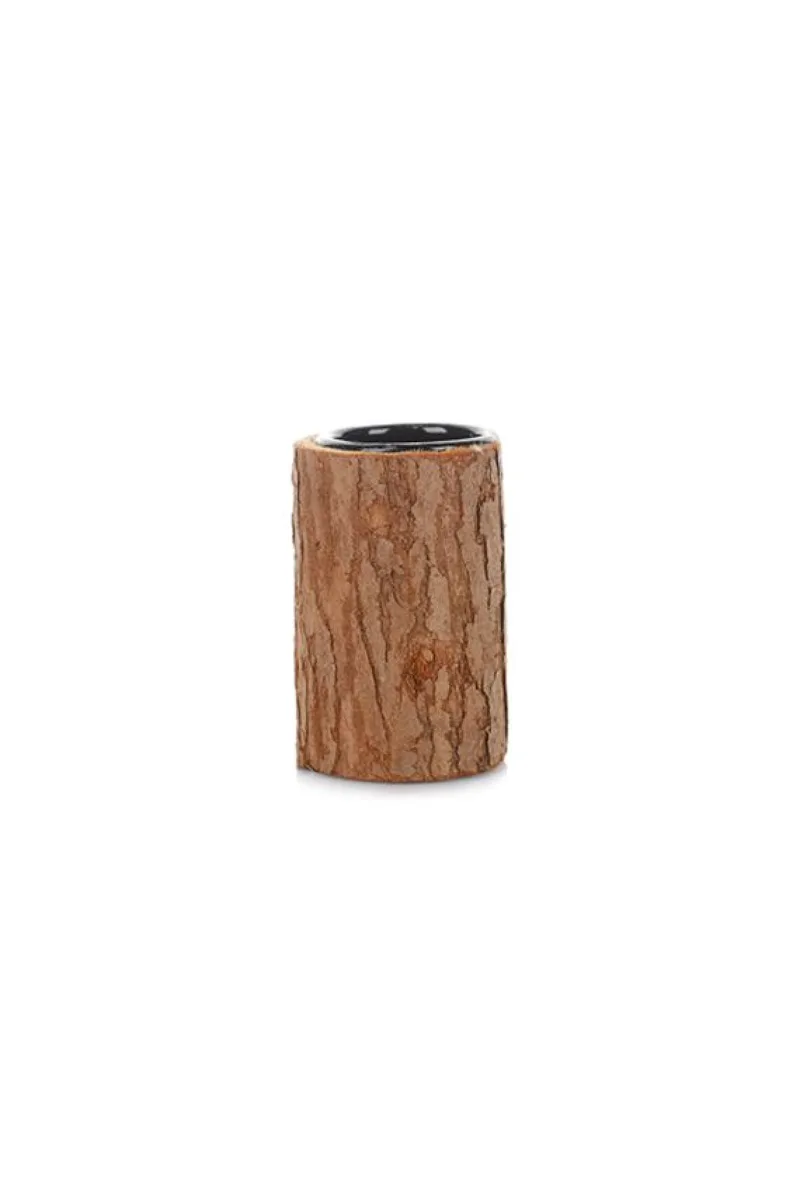 Κηροπήγιο Κορμός Για Ρεσώ 7x7x12cm Μονόχρωμο OEM