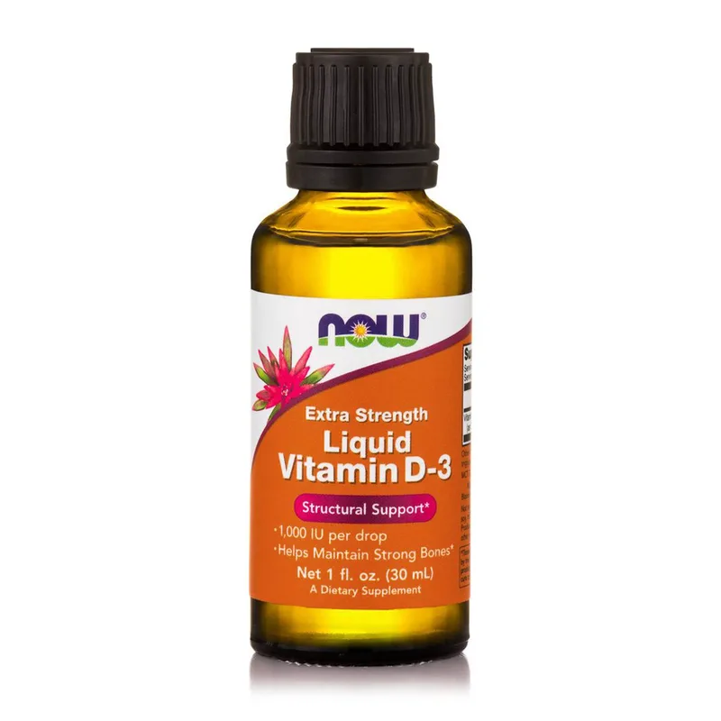 Now Foods Vitamin D3 Liquid 1.000 IU / 1 Drop Συμπλήρωμα Διατροφής Υψηλής Βιοδιαθεσιμότητας Υγρής Μορφής Βιταμίνης D3, 28.4ml