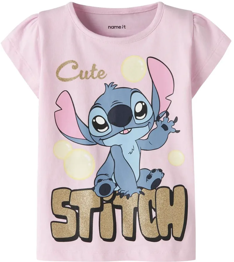 T-SHIRT NAME IT NMFFUBA STITCH 13256804 ΡΟΖ (116CM)-(6 ΕΤΩΝ)