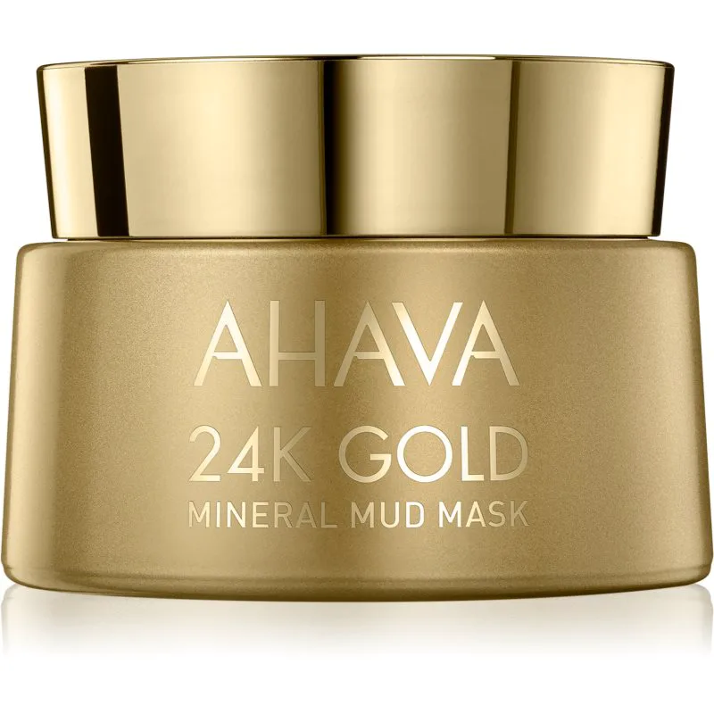 AHAVA Mineral Mud 24K Χρυσό Μάσκα λάσπης ορυκτών με χρυσό 24 καρατίων 50 ml