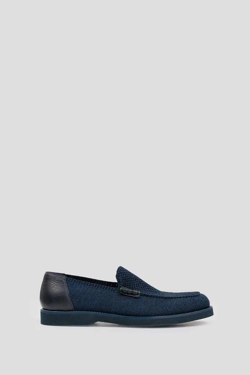 DOUCAL'S Ανδρικό Μπλε Men's Loafers In Blue