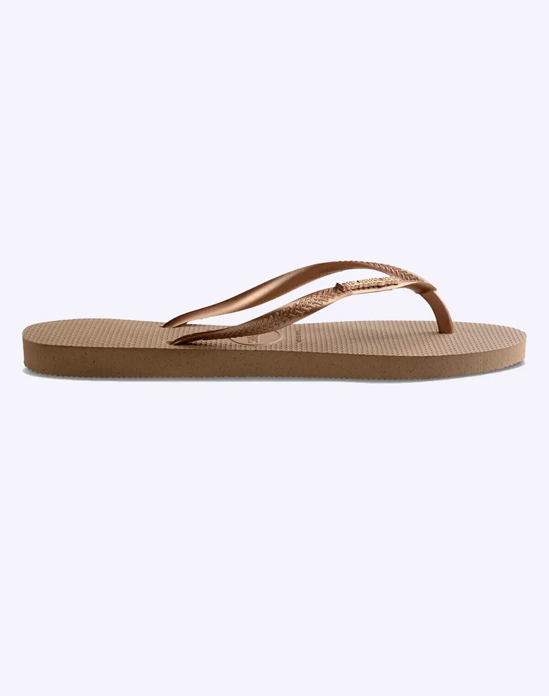 HAVAIANAS HAV. SLIM LOGO METALLIC 4119875-03581 RoseGold