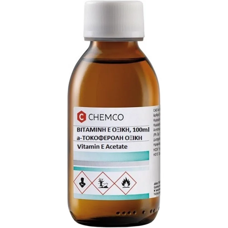 Chemco Vitamin E Acetate Βιταμίνη Ε Οξική Α-Τοκοφερόλη 100ml
