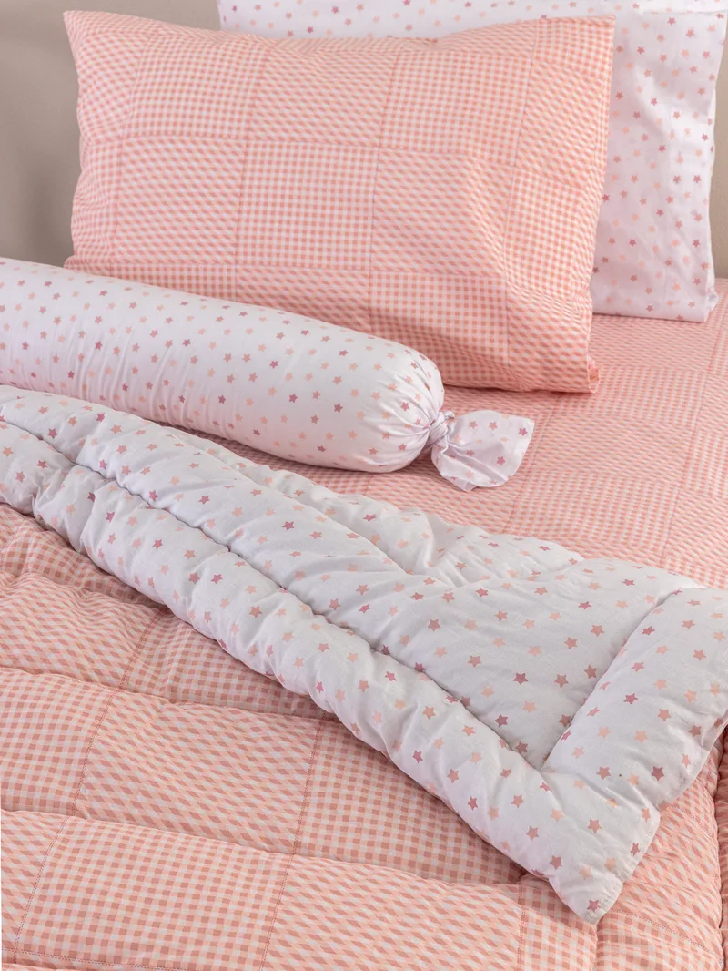 Παπλωματοθήκη Μονή Bon Bon 170x250 BB100-BB101 ROSE - Palamaiki 110x150