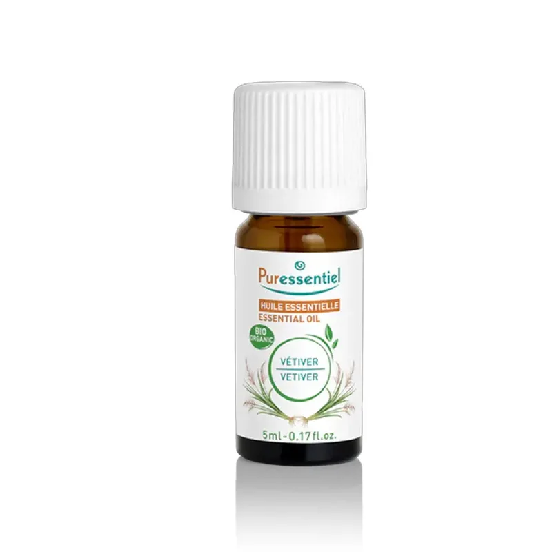 Puressentiel Organic Vetiver Essential Oil 5ml