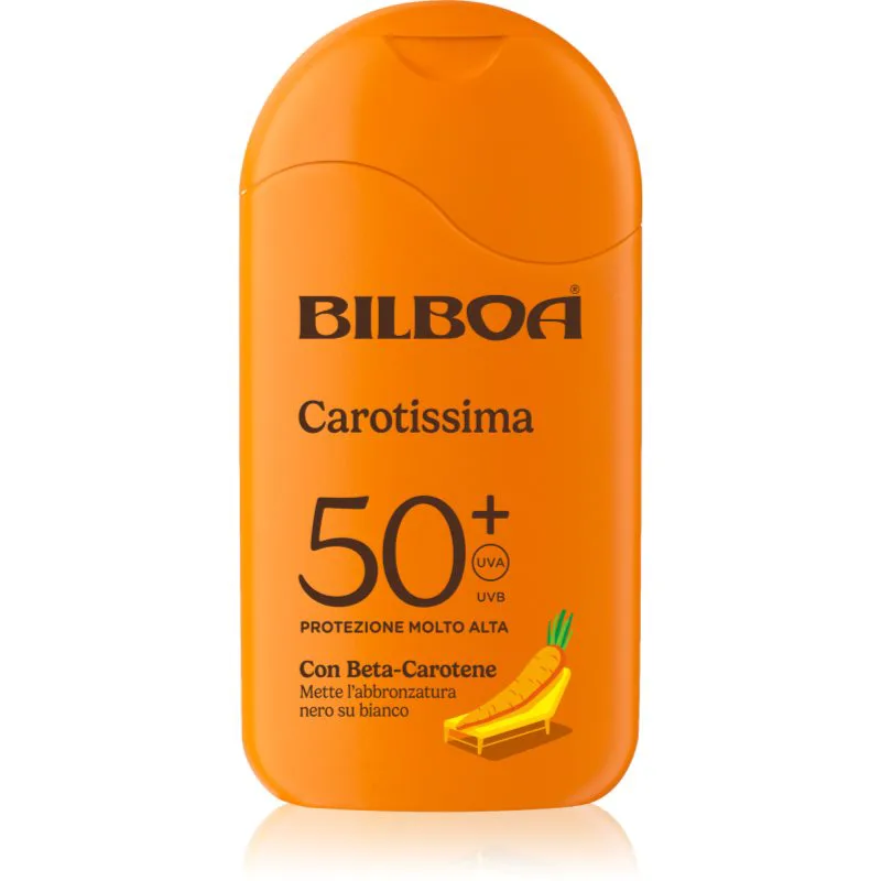 Bilboa Carotissima Crema αντηλιακό γάλα με βήτα καροτίνη SPF 50+ 200 ml
