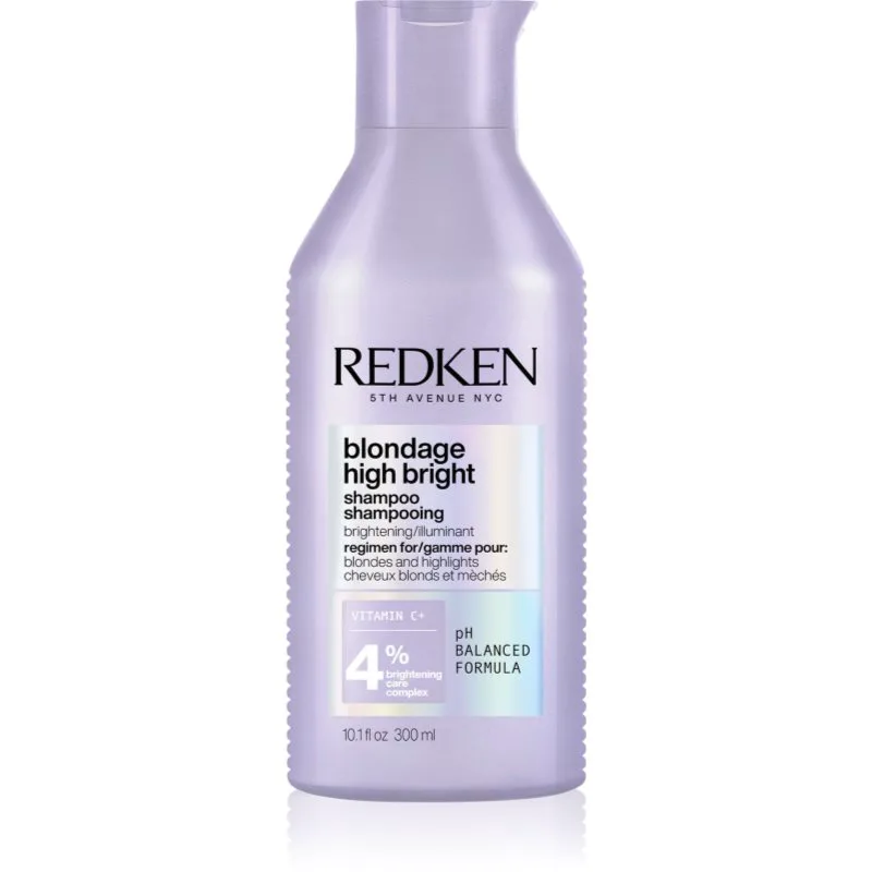 Redken Blondage High Bright λαμπρυντικό σαμπουάν για ξανθά μαλλιά 300 ml