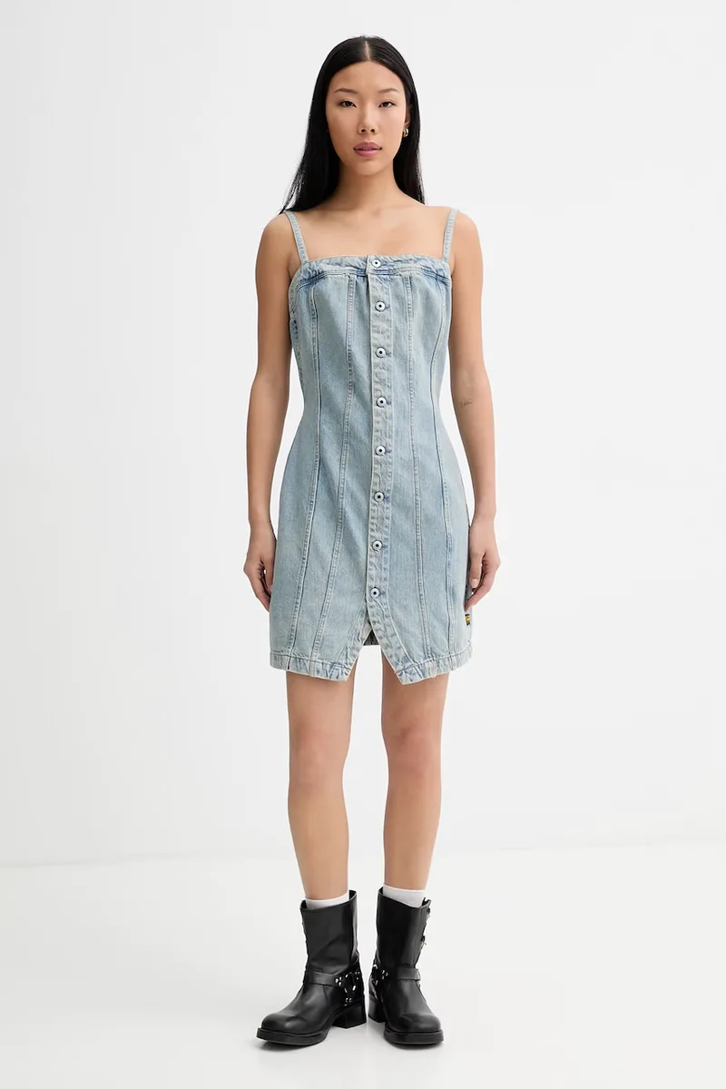 G-Star φόρεμα ντένιμ Kick Bustier