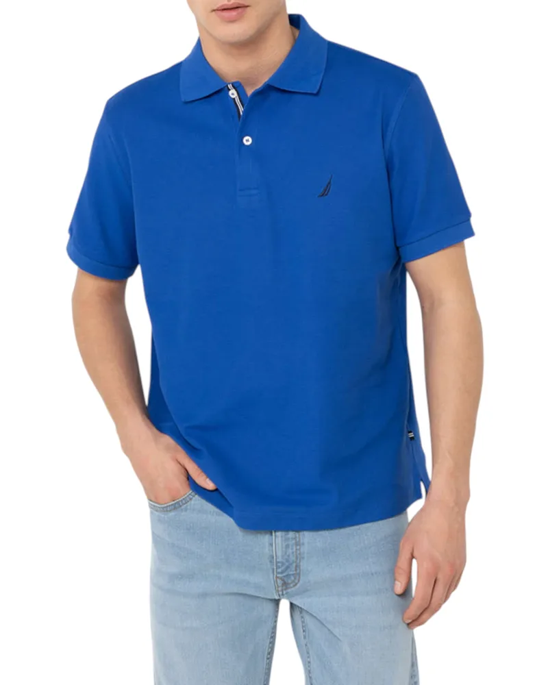Nautica Ανδρική Μπλούζα Πόλο Κοντομάνικη Cabin Polo N1CR0110-408 Bright Cobalt