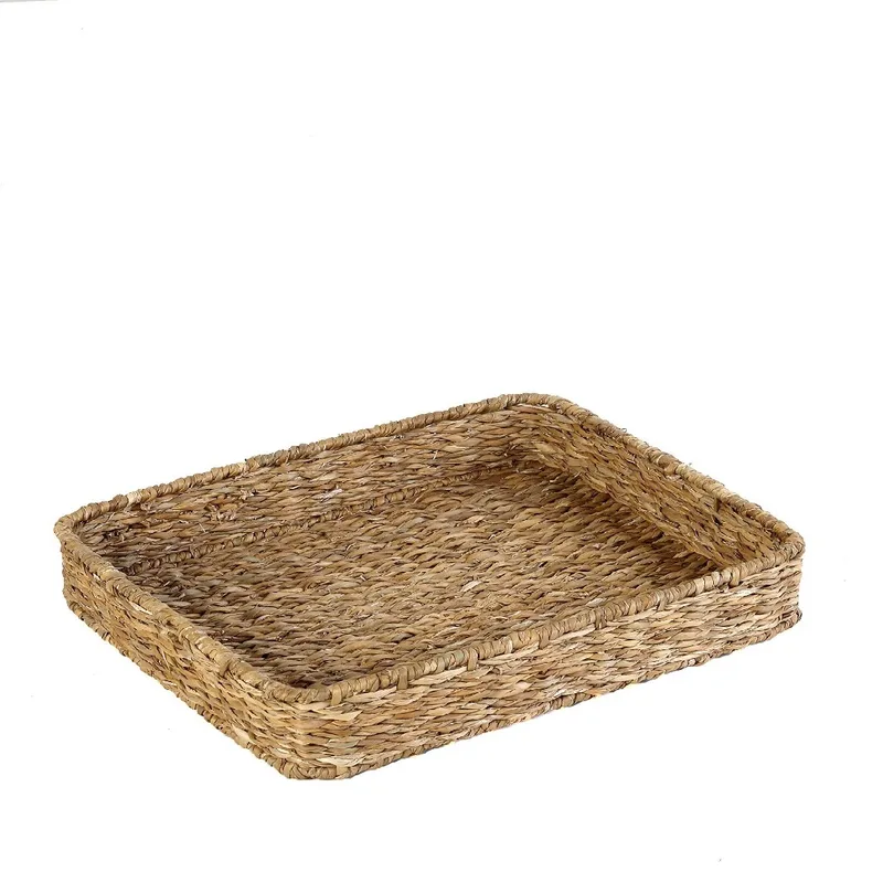 Δίσκος Seagrass 32,5x26,5x7εκ. ESPIEL KAG407 (Χρώμα: Μπεζ, Υλικό: Seagrass) - ESPIEL - KAG407