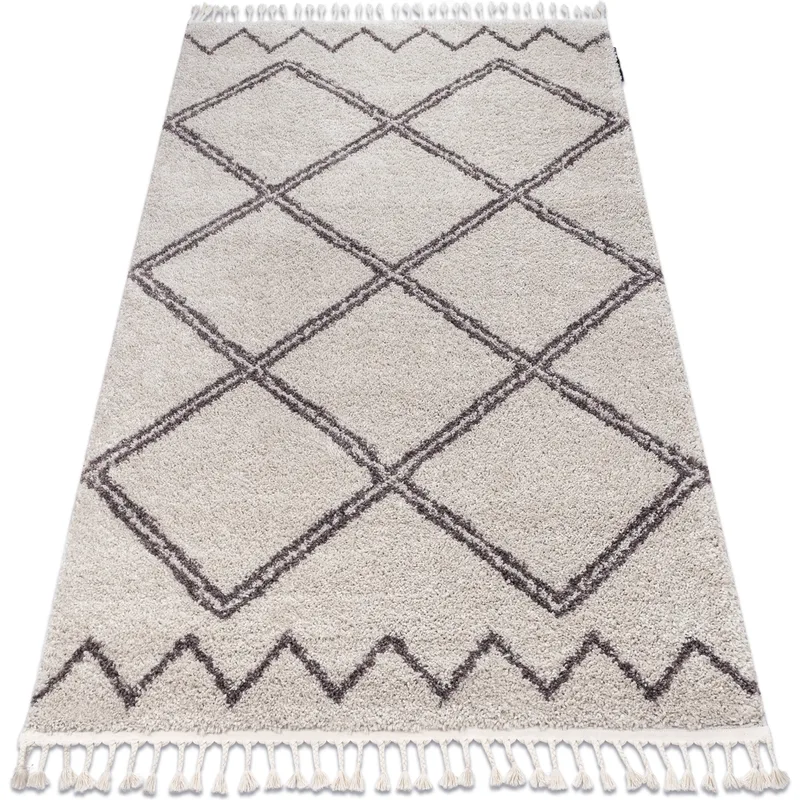 Χαλιά Rugsx Χαλί BERBER ASILA B5970 κρέμα / καφέ 180x270 cm