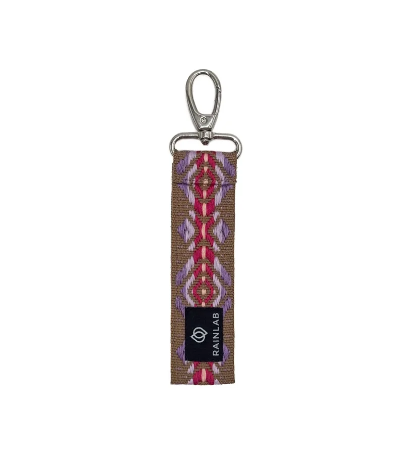 Rain Lab Ethnic Keychain - Fuchia-Lilac XL