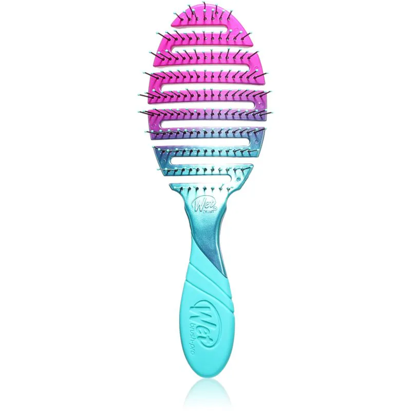 Wet Brush Flex Dry βούρτσα για τα μαλλιά για εύκολο χτένισμα μαλλιών Ombre Teal 1 τμχ
