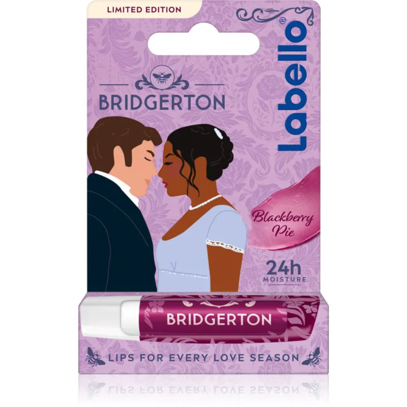 Labello Bridgerton Blackberry ενυδατικό βάλσαμο με χρώμα για τα χείλη 4.8 γρ