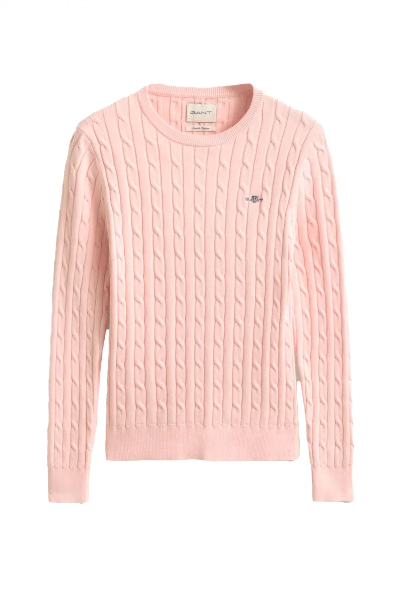 GANT ΠΟΥΛΟΒΕΡ ΜΜ 647 PALE ROSE ΒΑΜΒΑΚΕΡΟ ΡΟΖ