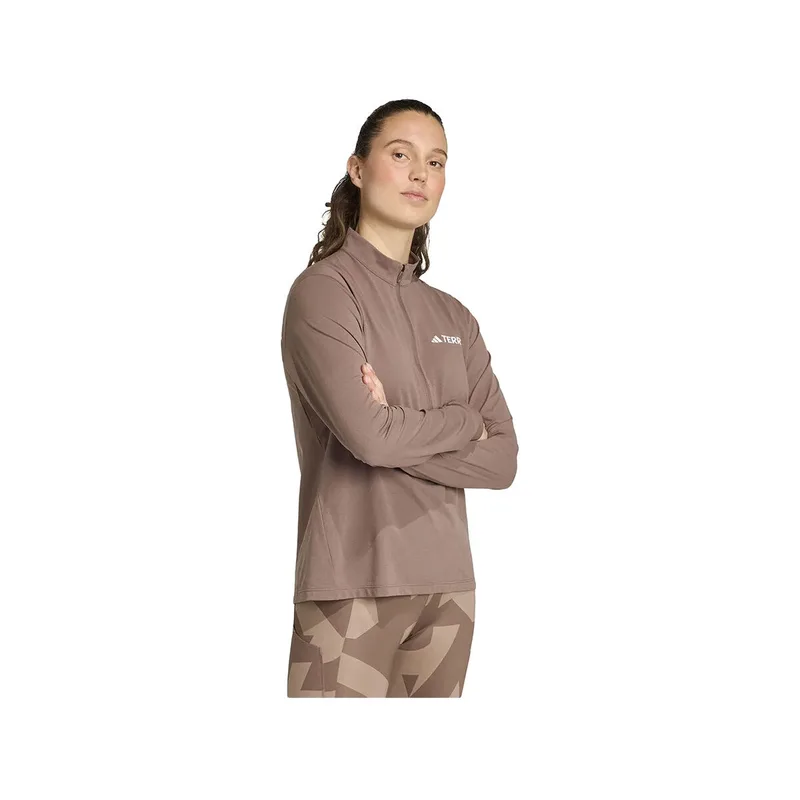 Μπλουζάκια με μακριά μανίκια adidas T-shirt Terrex Multi Climacool manches longues marron