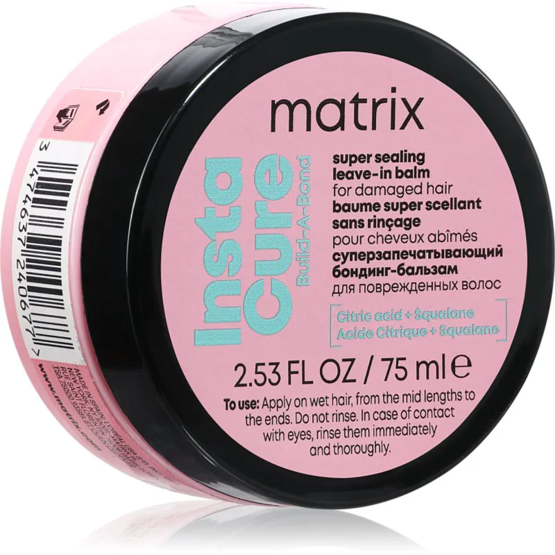 Matrix Instacure Build A Bond αποκαταστατική κρέμα για την ενίσχυση μαλλιών 75 ml