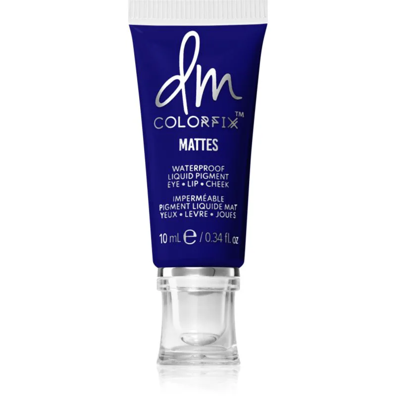 Danessa Myricks Beauty Colorfix Mattes πολυλειτουργικο μεικ απ για τα ματια, τα χειλη και το προσωπο απόχρωση Primary Blue 10 ml